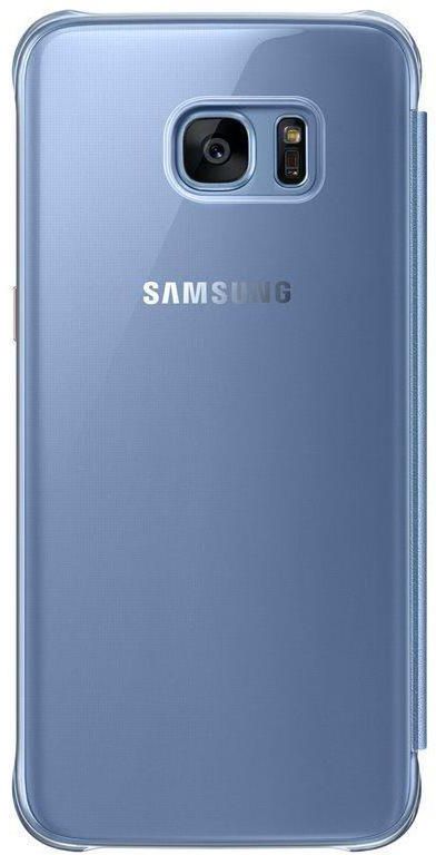 Samsung Galaxy S7 EDGE Clear View Cover - Blue (Original)