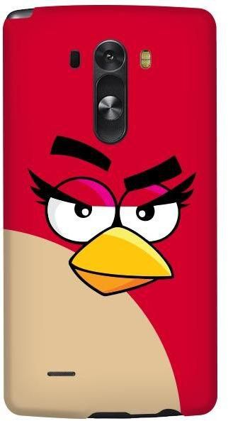Stylizedd LG G3 Premium Slim Snap case cover Matte Finish - Girl Red - Angry Birds