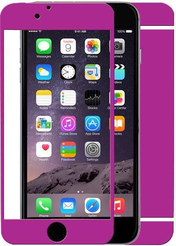 Margoun double side color screen protector for Apple iphone 6 plus and 6S plus - HOT PINK