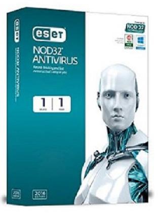 ESET NOD32 Antivirus V9 Retail Pack 1 YR/ 1USR
