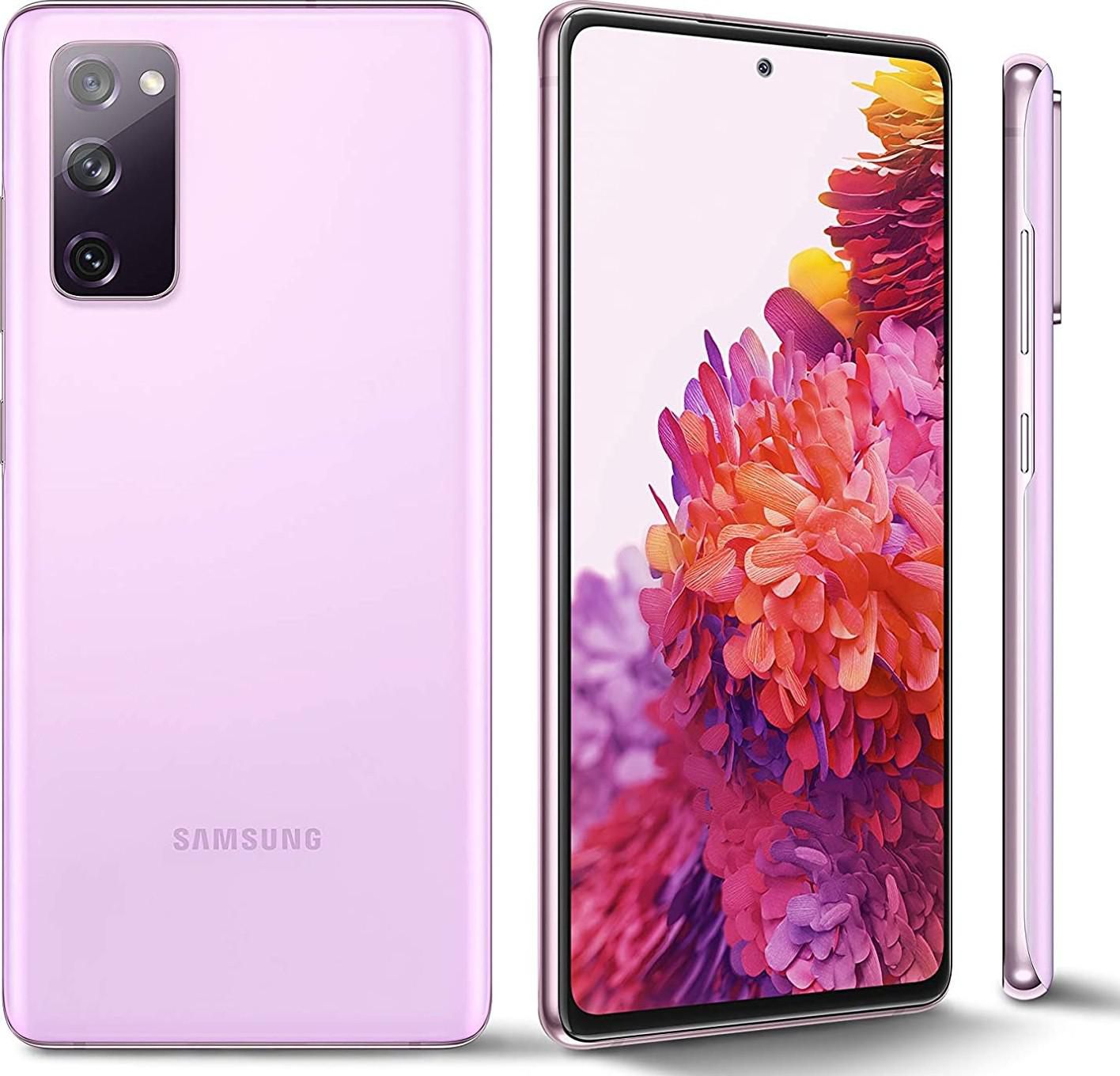Samsung Galaxy S20 FE Hybrid Dual SIM 128GB 8GB RAM 5G UAE Version 1 Year Local Brand Warranty - Lavender