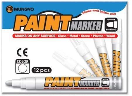 Generic Paint Marker-White Color-12Pcs