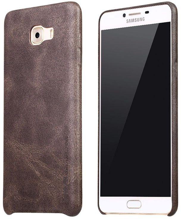 Executive Leather Back Cover For Galaxy A5 (2016) A510 5.2" Executive Leather Back Cover - Brown