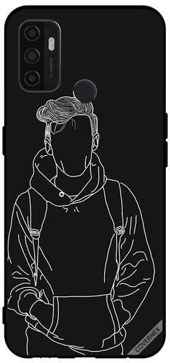 Protective Case Cover For Oppo A11s Sketch Of Jakect Boy
