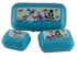 Tupperware Lunch Box, Set Of 3 Pieces - Light Blue