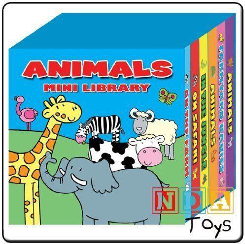 Animals Mini Library pack of 6 Board Books