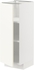 METOD Base cabinet with shelves - white/Vallstena white 30x37 cm