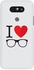 Stylizedd LG G5 Premium Slim Snap case cover Matte Finish - I love glasses