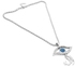 Tanos - Fashion Silver Plated Chain Evil Eye Pendant  Allah design