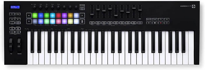 Buy Novation Launchkey 49 MK3 49-Key Fully Integrated MIDI Controller Keyboard -  Online Best Price | Melody House Dubai