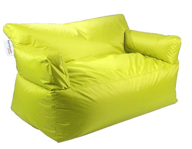 Homztown X Large Sofa Bean Bag PVC 83 ×137 × 92 cm Lime H-33308