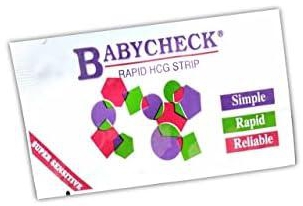 HCG Test Strip One Step Pregnancy Test High Accuracy Rapid Test (Immune Colloidal Gold) 10 PCS