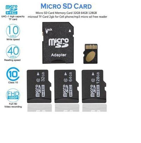 TF Card High Speed Black Durable Memory Card