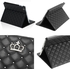 Bluelans Crown Smart Faux Leather Case Stand Cover For IPad5/Air - Black