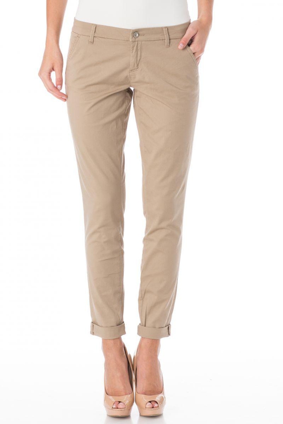 Only Casual Pants for Women - 38W x 34L, Beige