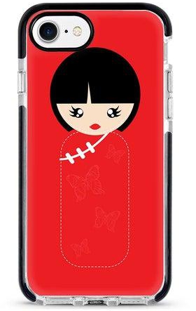 Protective Case Cover For Apple iPhone 7 Chinese Doll Full Print
