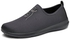 Solid Slip-On Shoes Grey