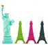 Cartoon Eiffel Tower Statue Of Liberty Shape Usb Flash Drive Pen Drive Memory Stick Storage Pendrive 4gb 8gb 16gb 32gb U Disk