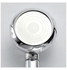 3-Spray Settings Shower Head with On/Off Pause Switch Silver 24 x 8 x 9cm
