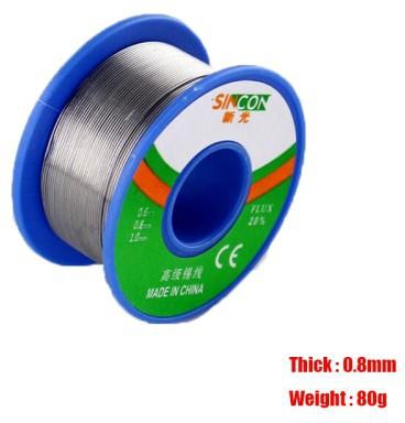 SINCON 0.8mm Rosin Core Flux Soldering Tin Lead Wire