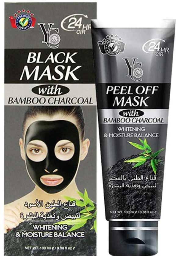 YC black mask with bamboo charcoal 100 ml