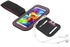 حافظة بتصميم حزام يد للرياضيين مع واقي شاشة لهواتف سامسونج جلاكسي S5 G900 G900T - وردي