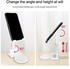Foldable Mobile Phone And Tablet Holder White/Grey