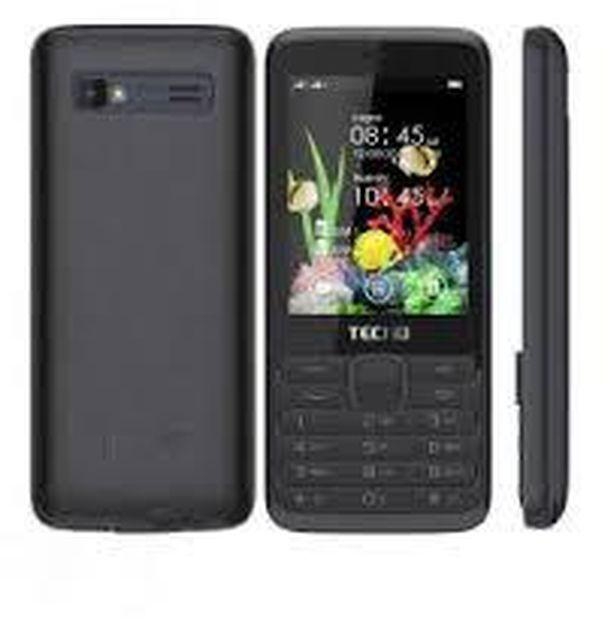 Tecno T372 Phone ,2.4" 1150mAh ,FM Radio - + . Black Black