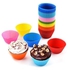 Taha Offer Silicon Cupcake Muffin Molds 6 Pieces