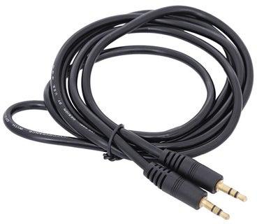 1.5m Aux Cable 3.5mm Male to Male black