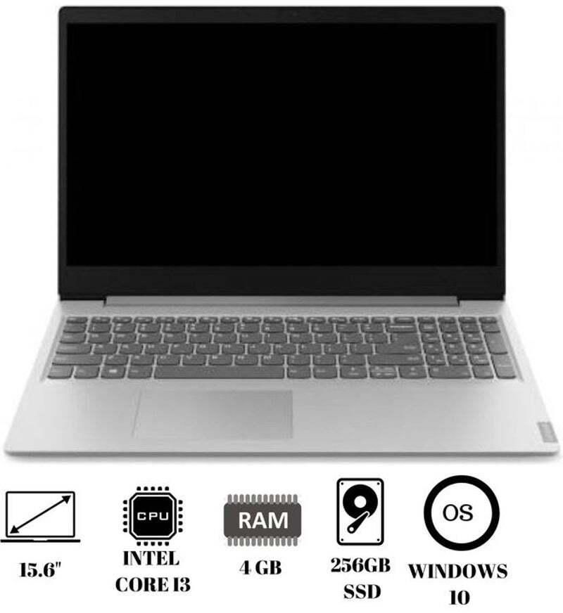 Lenovo Ideapad S145 15IIL Laptop With 15.6-Inch Display, Core i3-1005G1 Processor/4GB RAM/256GB SSD/Intel UHD Graphics/Windows-10 English, Grey