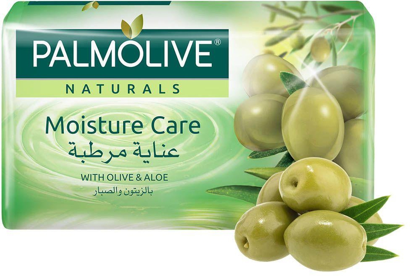 Palmolive - Naturals Smooth & Moisture Aloe & Olive Soap - 170g- Babystore.ae