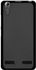 حافظة بتصميم من مطاط TPU مطفي اللون / غطاء بحواف لماعة لهواتف لينوفو A6000 - اسود
