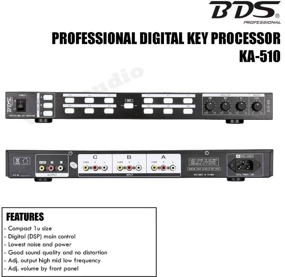 BDS Professional Digital Key Processor KA-510