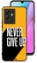 Infinix Note 12 Pro 5G Protective Case Cover Never Give Up