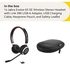 Jabra evolve 65 se wireless stereo headset - bluetooth headset with noise-cancelling microphone, long-lasting battery and charging stand - ms teams certified, works with all other platforms - black