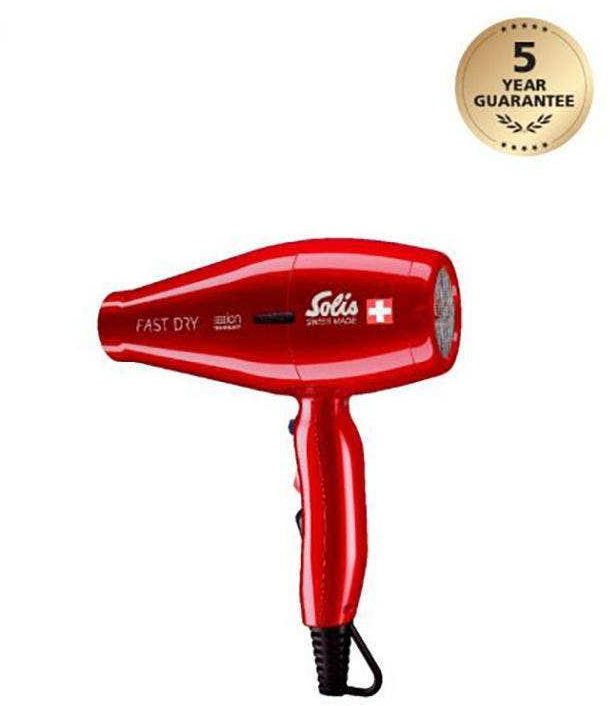 Solis Fast Dry Hair Dryer, Red
