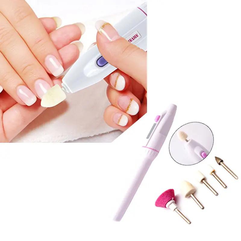 Professional Pen Shape Nail Drill Art File Electric Manicure Set With