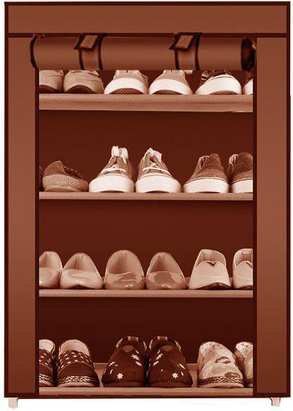 Pindia Shoe cabinet  4-5 Layer Shoe Rack Organizer – Brown