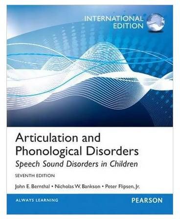 Articulation And Phonological Disorders: Speech Sound Disorders In Children Paperback 7