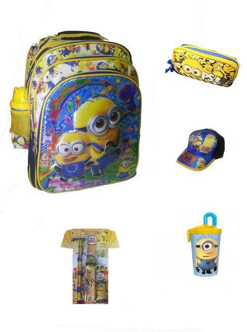 No Brand 5d Minions - Despicable Me Backpack School Bag