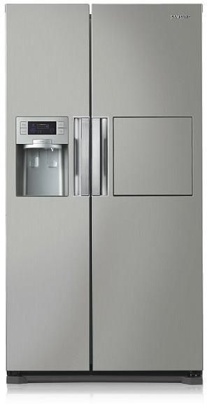 Samsung Refrigerator Side by Side Frige  with Bar and Water Dispenser 515L Silver RSH7ZNPN1