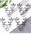 8-Piece Office Paper Clips Elk Clips Retro Deer Shaped Ticket Holder
