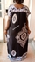 Fashion Beautiful Shinny Black Floral Shades Maxi Dera Dress(Size14/16/18