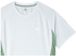 Mizuno 67TF91073 Performance Traditional T-Shirt, X-Large, White/Kashmir