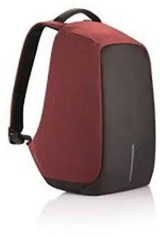 Generic Anti-Theft USB Charging Port Laptop Backpack - Red