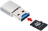 USB 3.0 Mini Card Reader/MICRO SD/SDXC Aluminum TF Card Reader SL