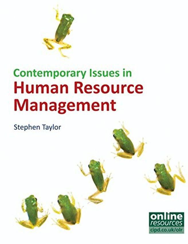 Toto Contemporary Issues In Human Resource Management ,Ed. :1