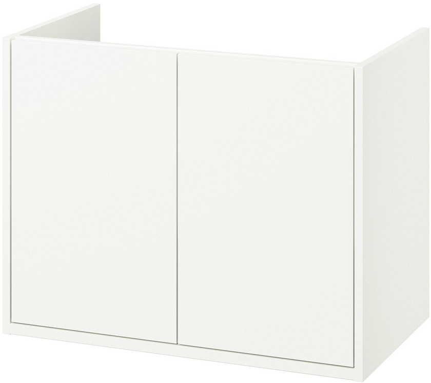HAVBÄCK Wash-stand with doors - white 80x48x63 cm