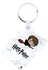 Harry Porter Printed Keychain White/Brown/Silver